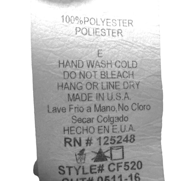 Crimson Ivy Off Shoulder Blouse Flower Print Rhinestone Accents Sz S Multicolor - Picture 6 of 10